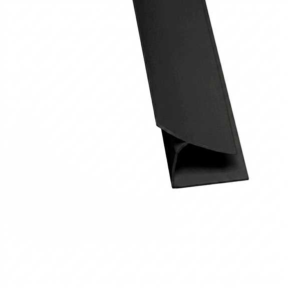 FRP 10' Black Inside Corner Molding